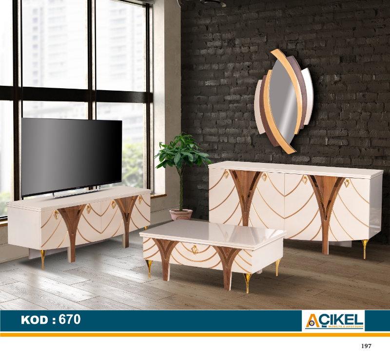 Açıkel Mobilya Tv Ünitesi ve Takımı